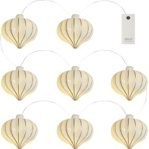 Sirius Vilma Girlande LED 1,03 m, Weiß/Gold