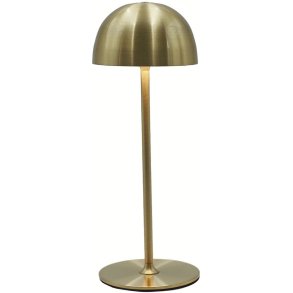 Sirius Tim Akku-Tischlampe 16/22 cm, Messing