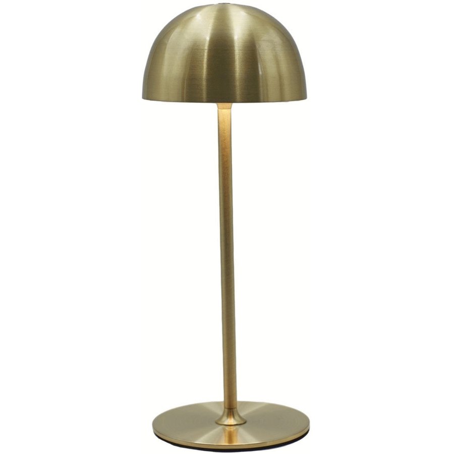 Sirius Tim Akku-Tischlampe 16/22 cm, Messing