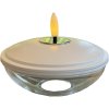 Sirius Lia Genopladelig Lysdekoration 9,9 cm, Hvid