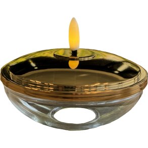 Sirius Lia Genopladelig Lysdekoration 9,9 cm, Guld