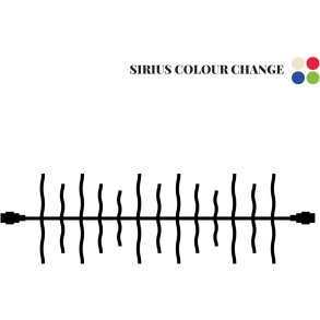 Sirius Tech-Line Colour Change Cluster Erg&auml;nzungsset 2 m, Warmwei&szlig;/Mehrfarbig