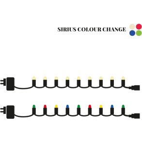 Sirius Easy-Line Connect Colour Change Starterset 5 m, Warmwei&szlig;/Mehrfarbig