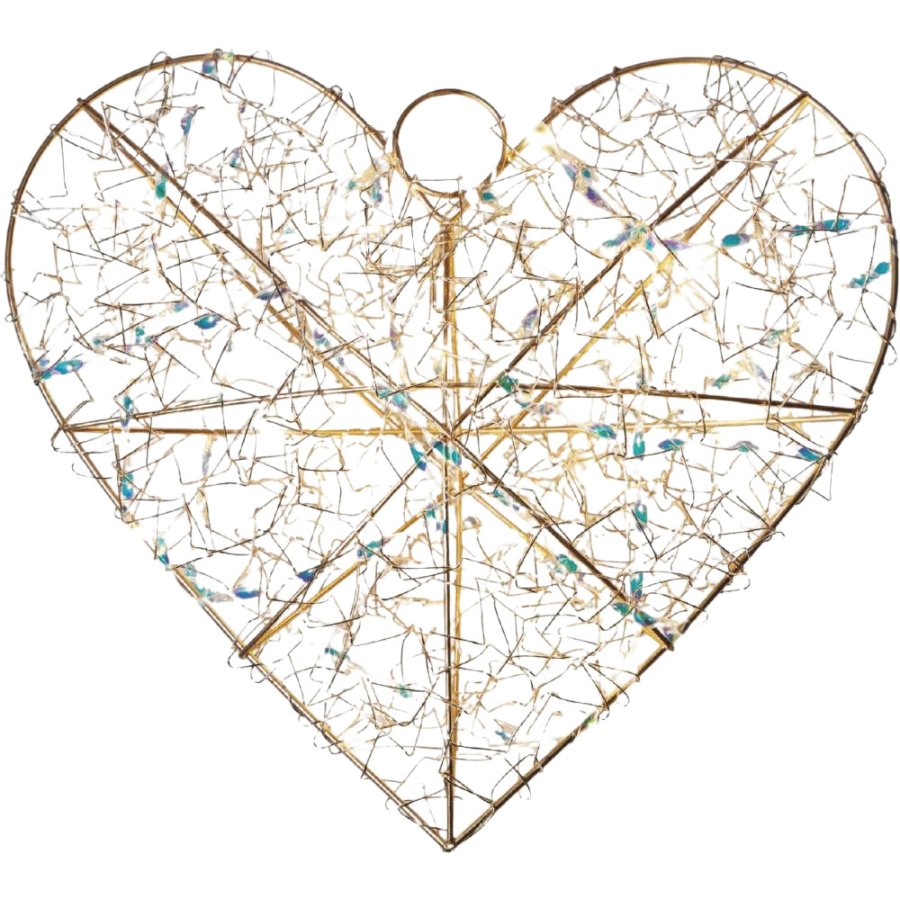 Sirius Lily Herz LED H30 cm, Gold