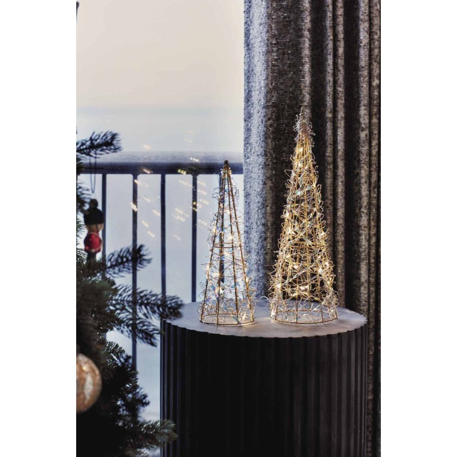 Sirius Lily Weihnachtsbaum LED H30 cm, Gold