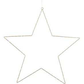 Sirius Liva Hngedekoration Stjerne 70 cm, Guld