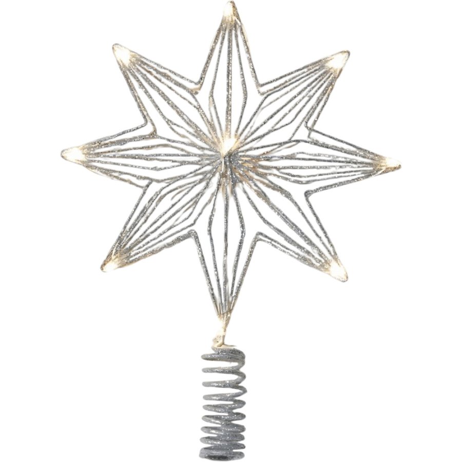 Sirius Chloe Baumspitze LED H32 cm, Silber