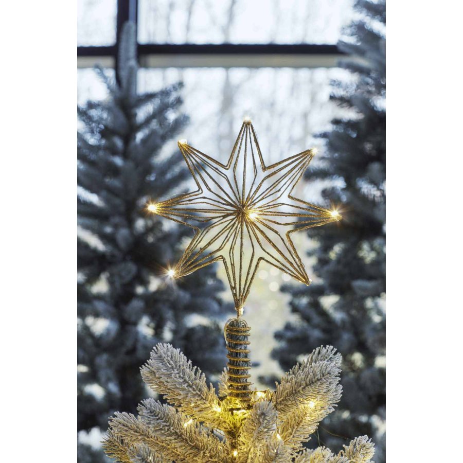 Sirius Chloe Baumspitze LED H32 cm, Gold