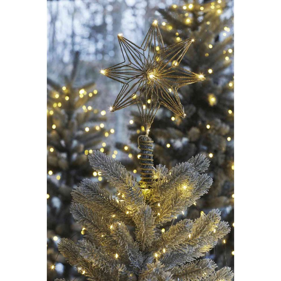 Sirius Chloe Baumspitze LED H32 cm, Gold