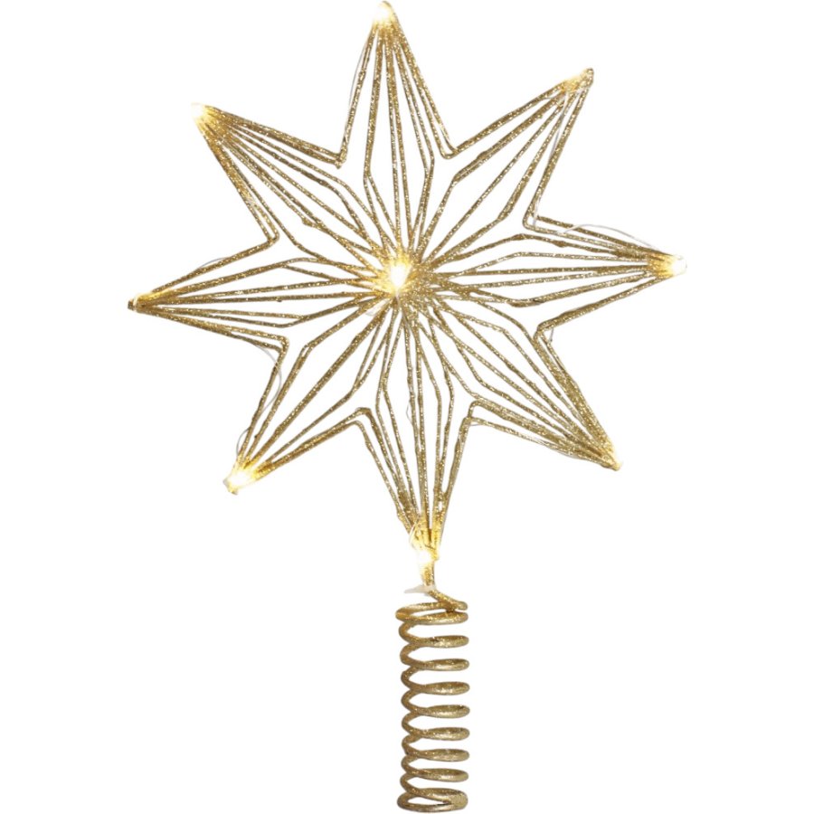 Sirius Chloe Baumspitze LED H32 cm, Gold