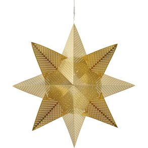 Sirius Lene Julestjerne 33 cm, Guld