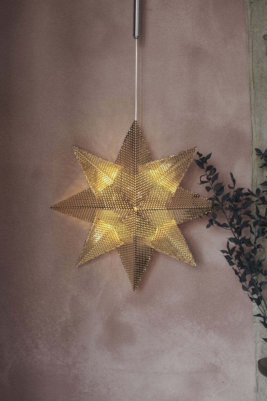 Sirius Lene Weihnachtsstern 33 cm, Gold