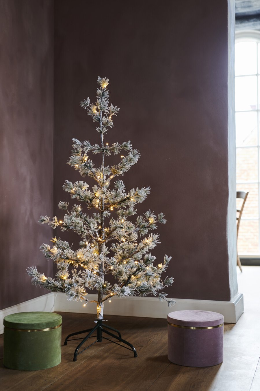 Sirius Alfi Weihnachtsbaum H1,2 m, Schnee