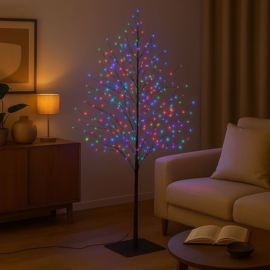 Sirius Rasmus Tr� 180 LED H90 cm, Sort