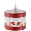 Sirius Elly Lichtdekoration Trommel 7 cm, Rot