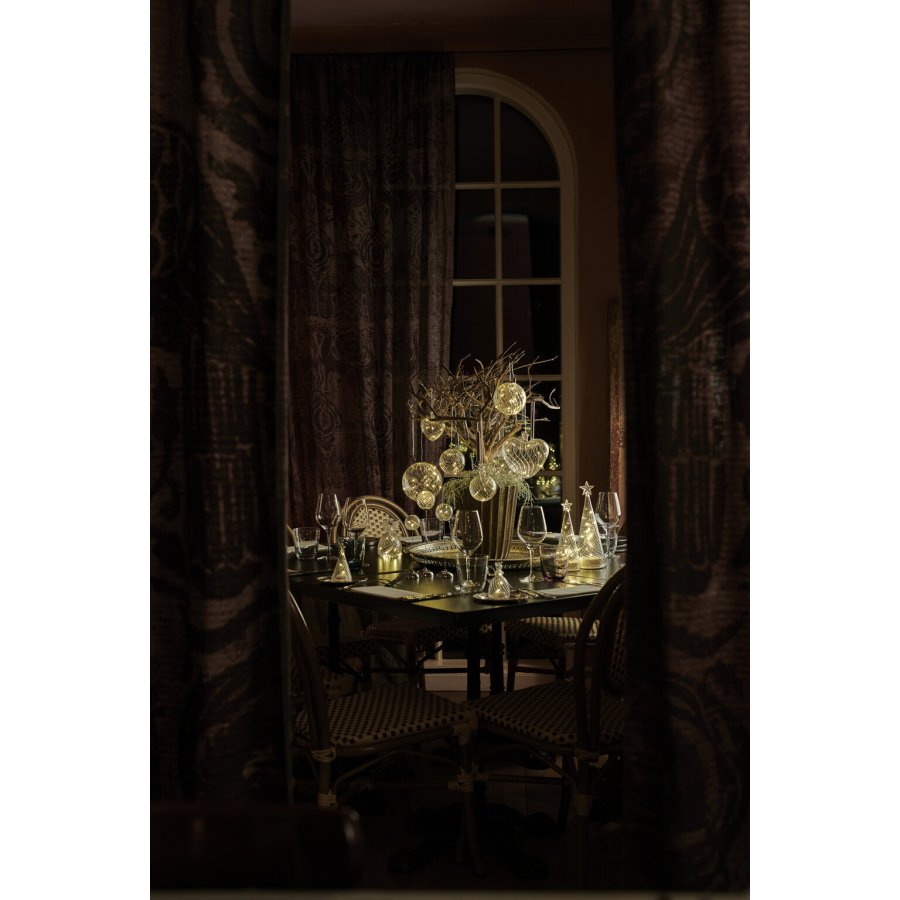 Sirius Wave Engelkugle �8 cm, Hvid/Klar