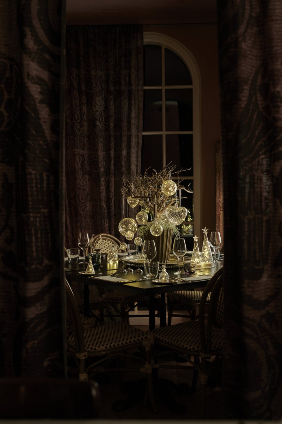 Sirius Wave Engelkugle �8 cm, Hvid/Klar