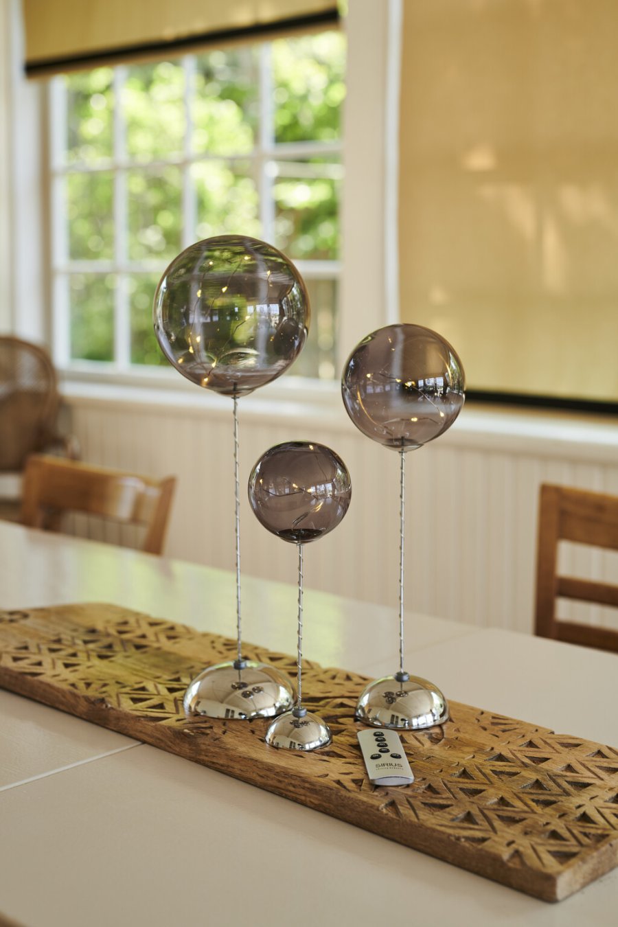 Sirius Trio Pure Magnum Glasdekoration 3 stk, Gr