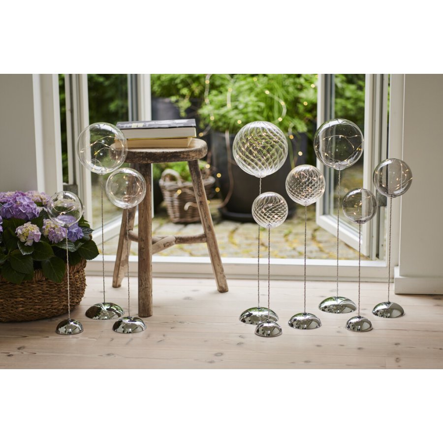 Sirius Trio Mega Wave Glasdekoration 3 stk, Wave
