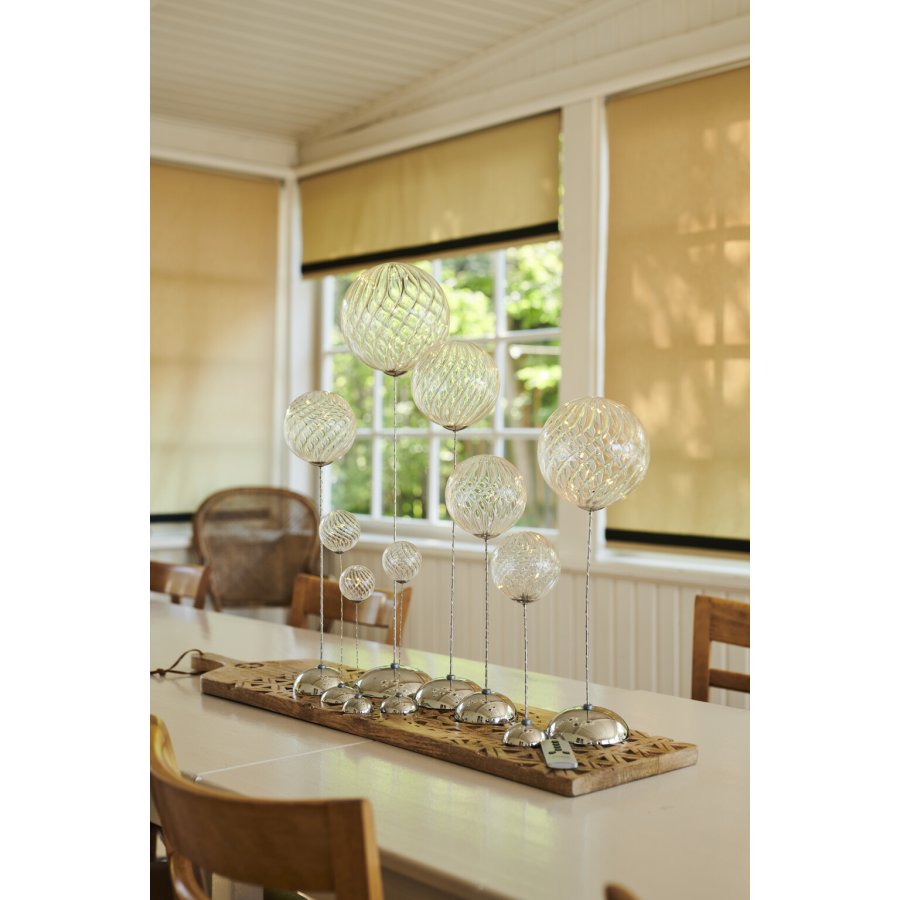 Sirius Trio Mega Wave Glasdekoration 3 stk, Wave