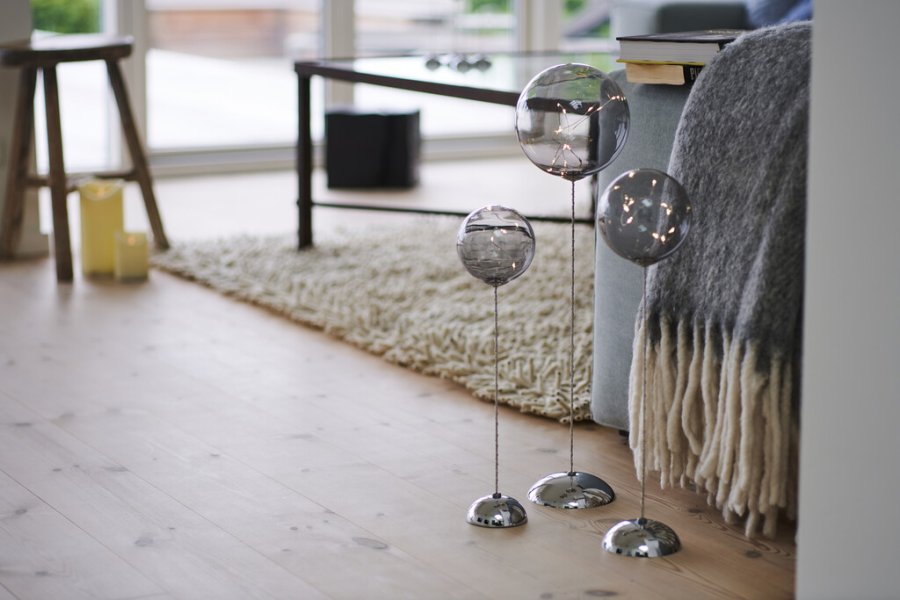 Sirius Trio Mega Pure Glasdekoration 3 stk, Gr�