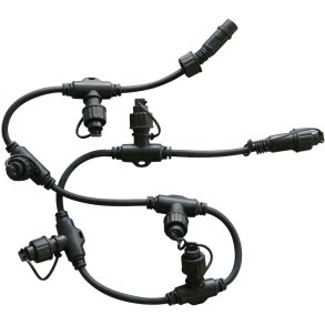 Sirius Tech-Line Colour Change TopWire mit 6 Anschl&uuml;ssen 90 cm, Warmwei&szlig;/Mehrfarbig