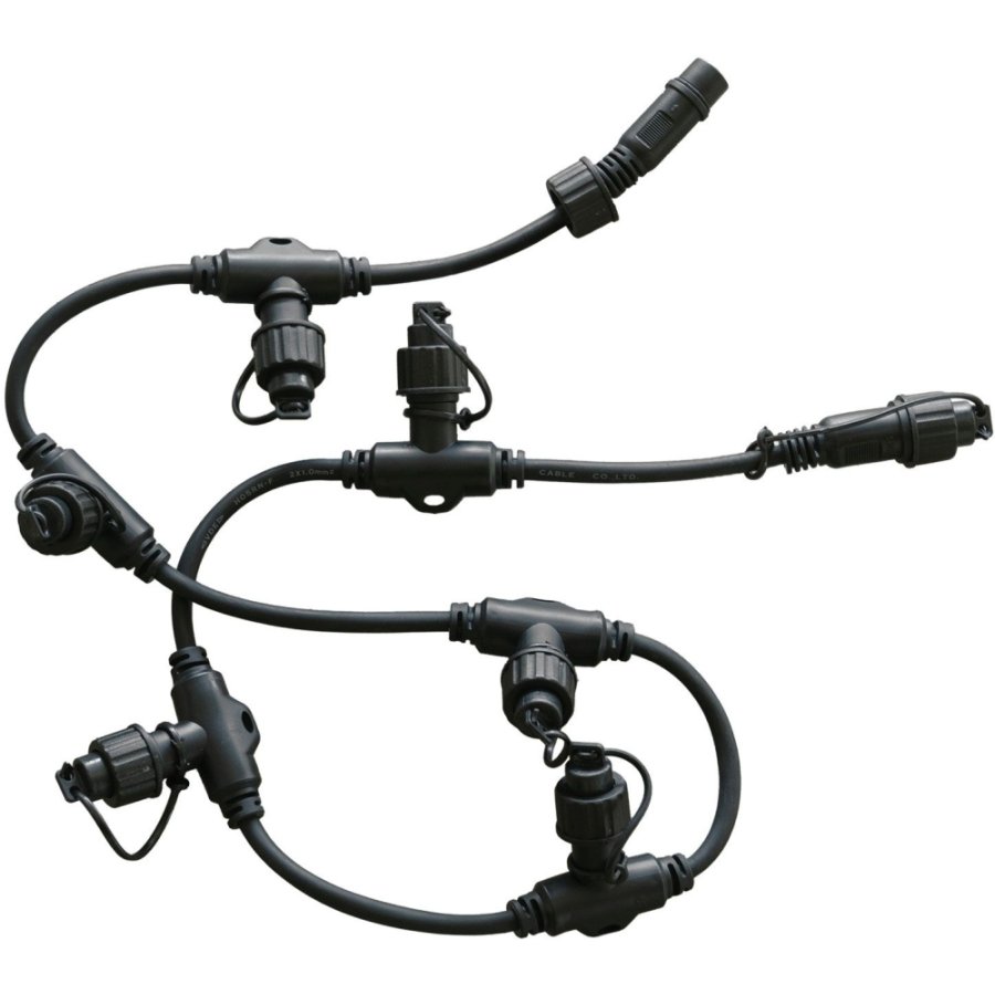 Sirius Tech-Line Colour Change TopWire mit 6 Anschl&uuml;ssen 90 cm, Warmwei&szlig;/Mehrfarbig