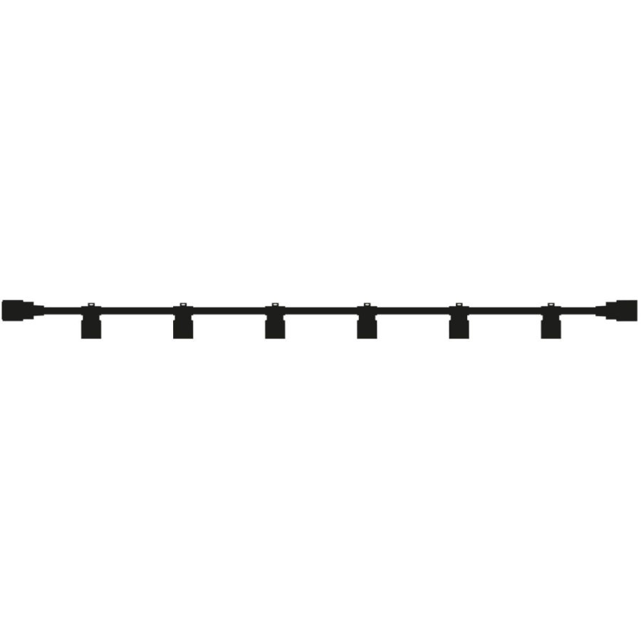 Sirius Tech-Line Colour Change TopWire mit 6 Anschl&uuml;ssen 90 cm, Warmwei&szlig;/Mehrfarbig