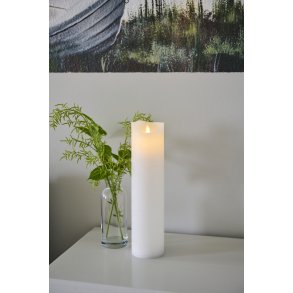 Sirius Sara Bloklys LED Genopladelig H30 cm, Hvid