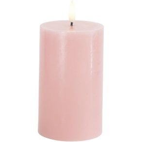Sirius Sille Bloklys LED Ø7,5/H12,5 cm, Light Pink