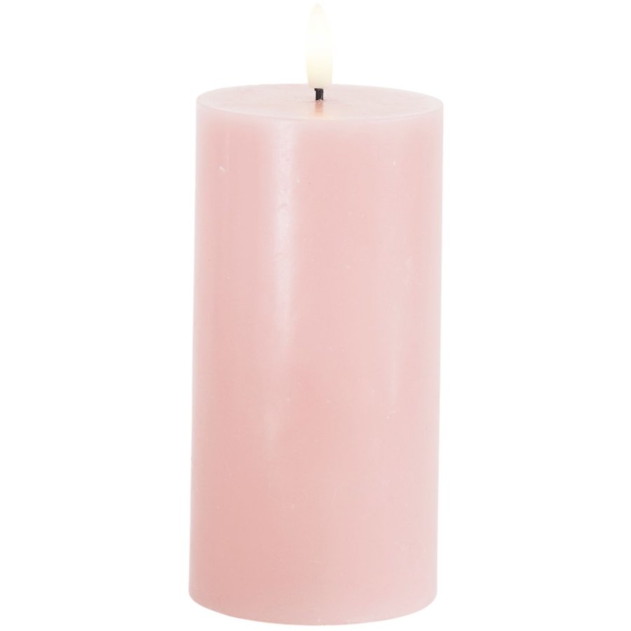 Sirius Sille Bloklys LED 7,5/H15 cm, Light Pink