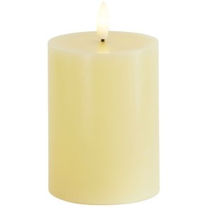 Sirius Sille Bloklys LED 7,5/H10 cm, Pale Yellow