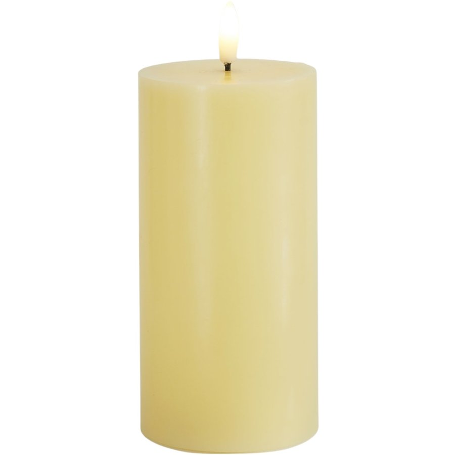 Sirius Sille Bloklys LED 7,5/H15 cm, Pale Yellow