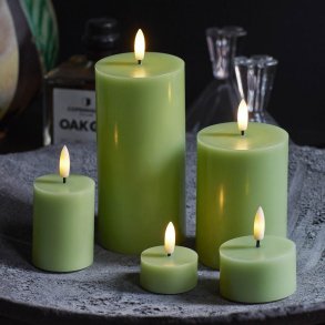 Sirius Sille Bloklys LED Ø7,5/H15 cm, Spring Green