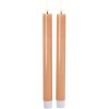 Sirius Sille Kronelys LED 2 stk. 2/H25 cm, Peach
