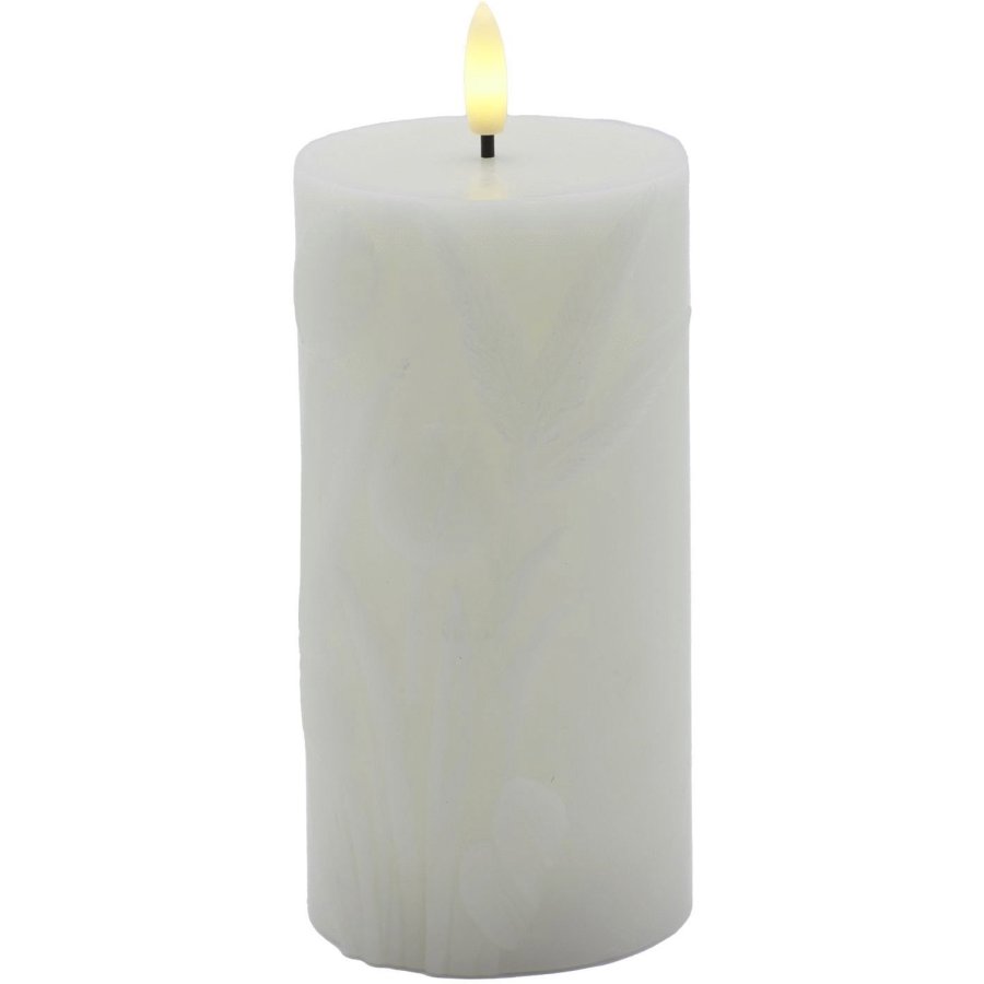 Sirius Tulisa Stumpekerze LED �7,8/H15 cm, Creme