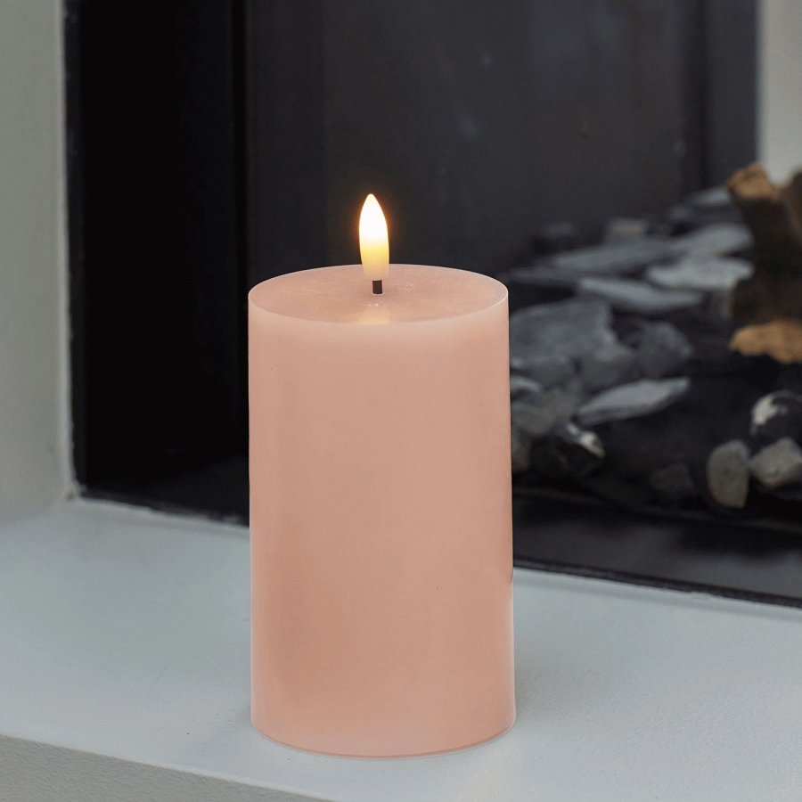 Sirius Sille Bloklys LED �7,5/H12,5 cm, St�vet Fersken