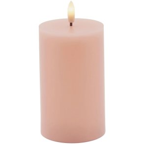 Sirius Sille Bloklys LED �7,5/H12,5 cm, St�vet Fersken