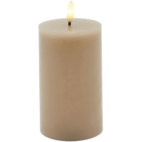 Sirius Sille Stumpekerze LED �7,5/H12,5 cm, Helles Karamell