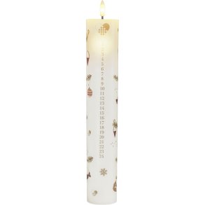 Sirius Mie Adventskaars LED 5/H29 cm, Kerstmotief