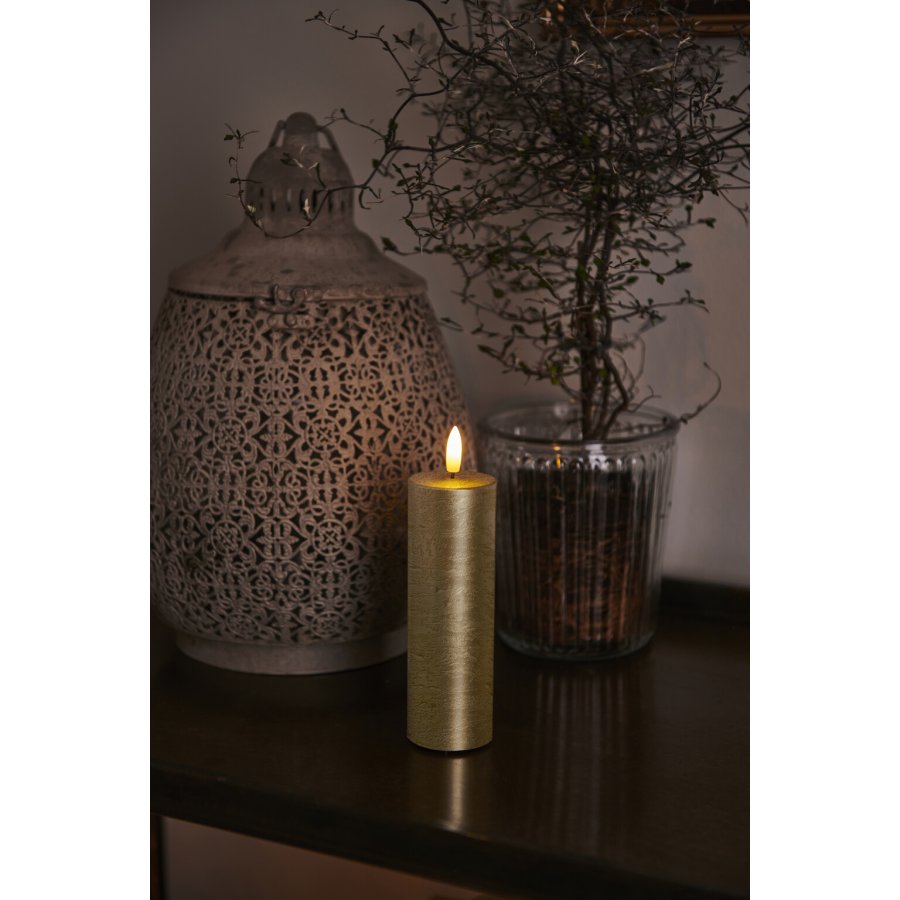 Sirius Sille Bloklys H15 cm, Guld