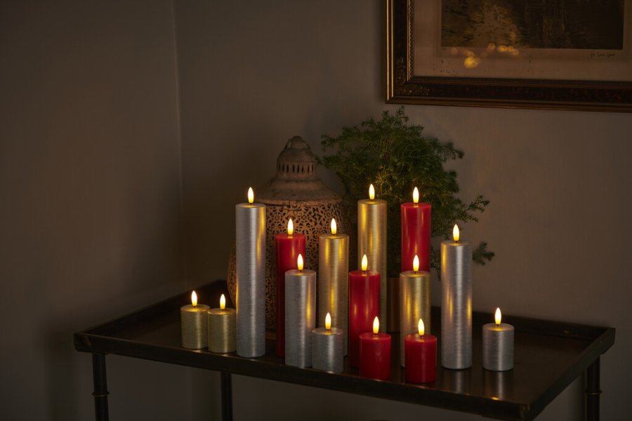 Sirius Sille Bloklys H15 cm, Guld