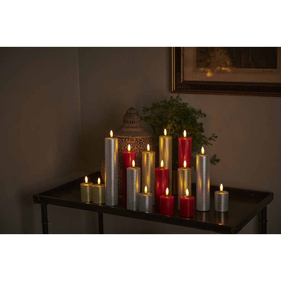 Sirius Sille Bloklys H15 cm, S�lv