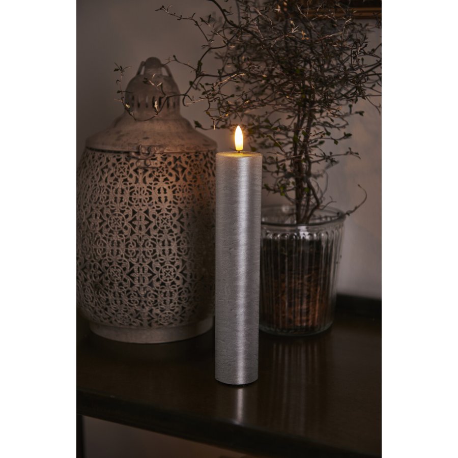 Sirius Sille Bloklys H25 cm, S�lv