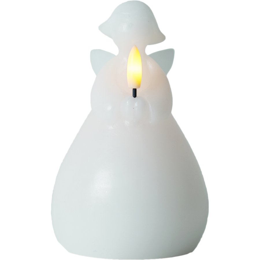 Sirius Sille Lysdekoration Luciaengel H15 cm, Hvid
