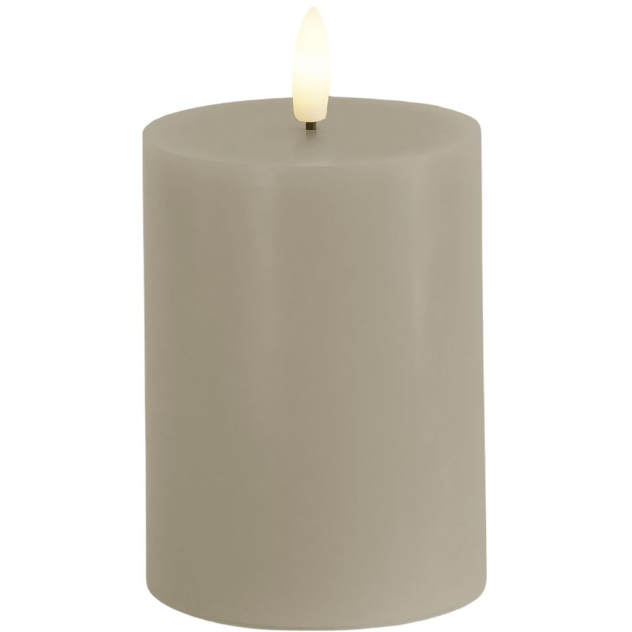 Sirius Sille Bloklys LED 7,5/H10 cm, Warm Grey