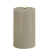 Sirius Sille Bloklys LED 7,5/H12,5 cm, Warm Grey