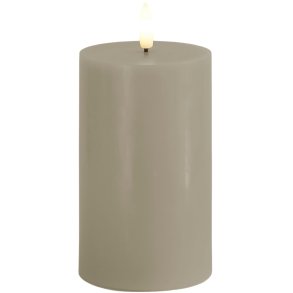 Sirius Sille Bloklys LED 7,5/H12,5 cm, Warm Grey