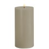 Sirius Sille Bloklys LED 7,5/H15 cm, Warm Grey