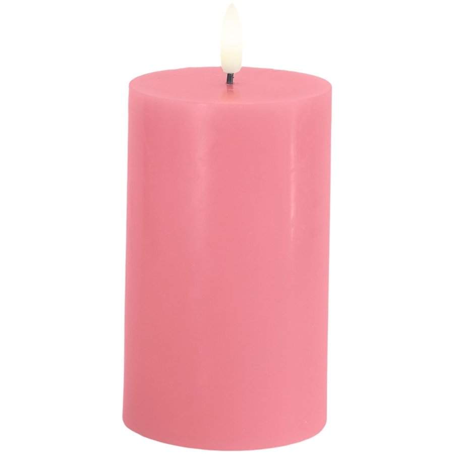 Sirius Sille Bloklys LED 7,5/H12,5 cm, Old Rose